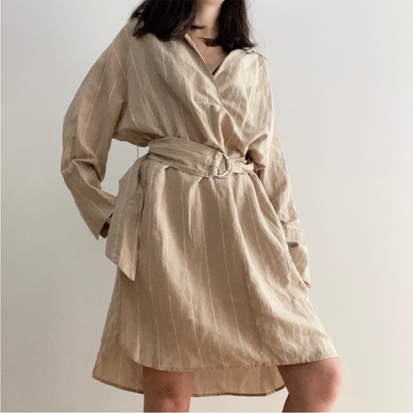 NWOT SOSKEN STUDIOS KYOKO SHIRT DRESS - Picture 1 of 16